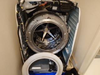 パナソニック、ドラム式洗濯機(NA-VX800A)、東京都稲城市で分解清掃