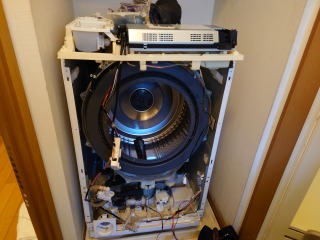 シャープ、ドラム式洗濯機(ES-G110)、東京都大田区でヒートポンプ含む