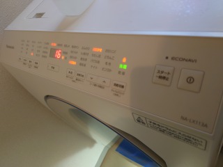 パナソニック、ドラム式洗濯機(NA-LX113A)、川崎市多摩区で異物落下