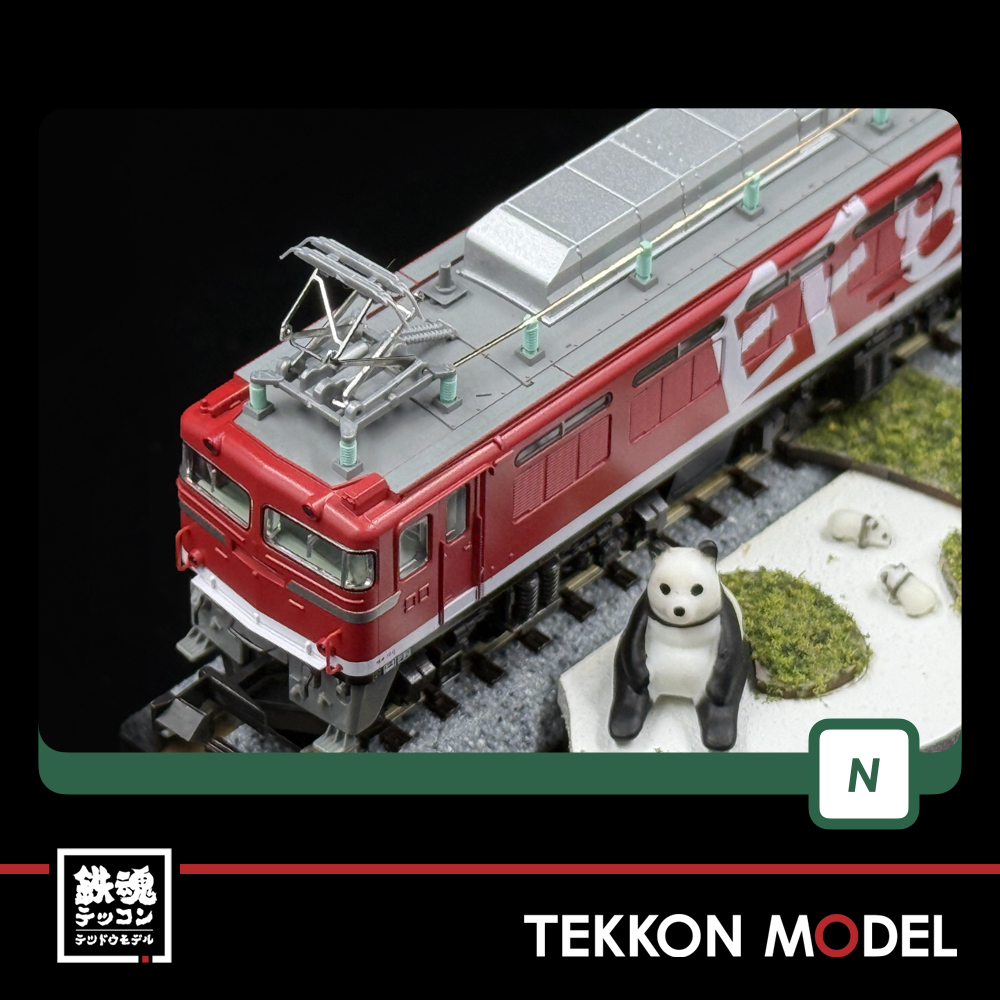 Nｹﾞｰｼﾞ KATO 3066-F EF81 95 ﾚｲﾝﾎﾞｰ塗装機 - 鉄魂模型
