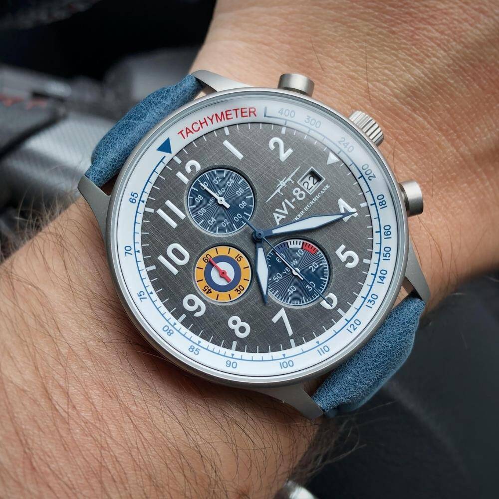 HAWKER HURRICANE AV-4011-0F (Seiko VD57 Mekanizmalı) Erkek Kol