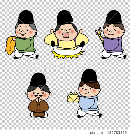 かぐや姫セット2のイラスト素材 [122783856] - PIXTA