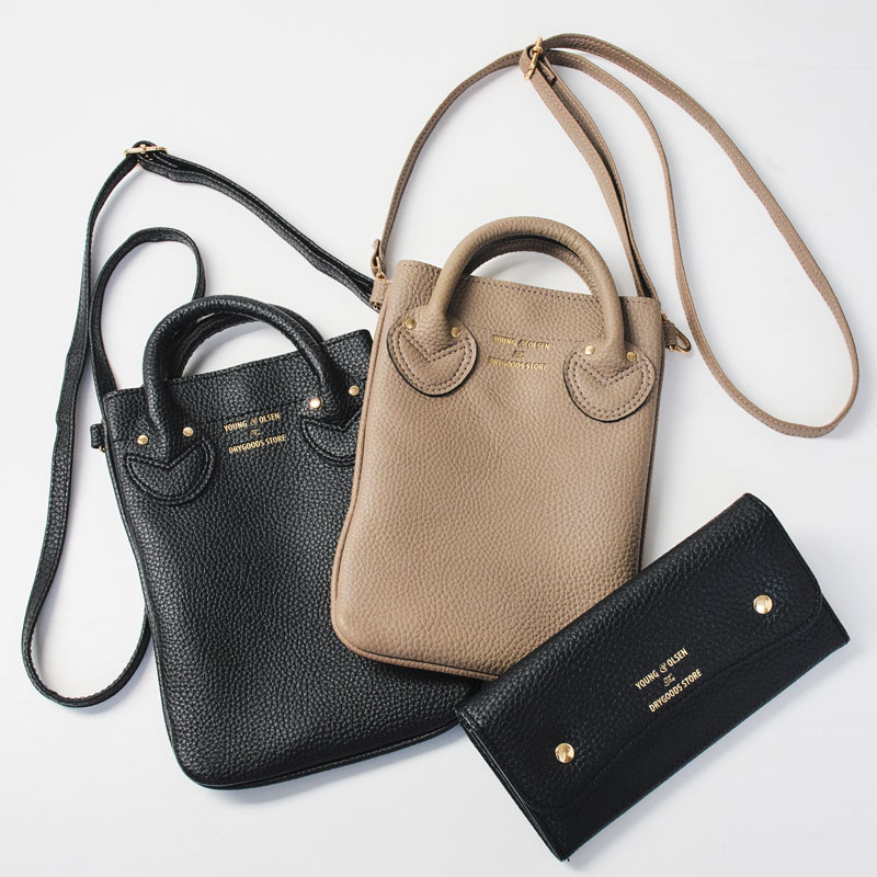 YOUNG & OLSEN The DRYGOODS STOREスマホショルダー BAG BOOK TAUPE