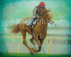 上鈴木正一「オルフェーヴル14」 | サラブレッドアート