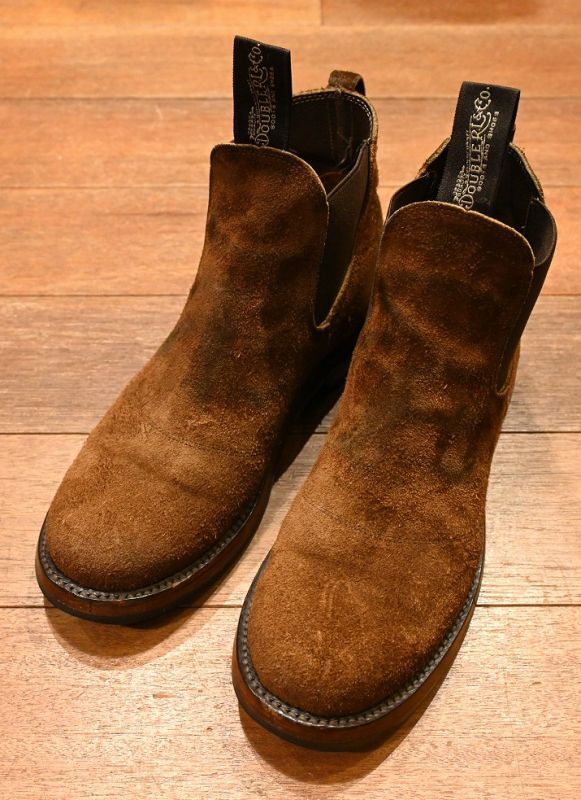 RRL ダブルアールエル ラフアウトスウェード サイドゴアブーツ