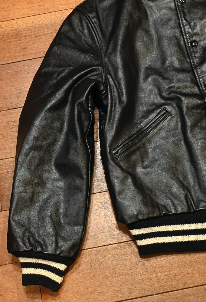 80s BUTWIN バトウィン オールレザー アワードジャケット スタジャン