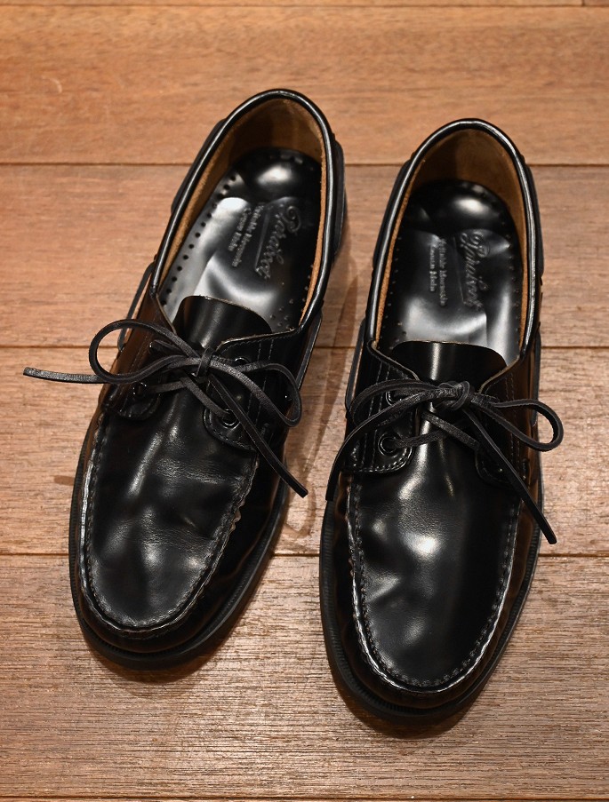 EXCELLENT USED PARABOOT (パラブーツ) BIRTH デッキシューズ ガラス