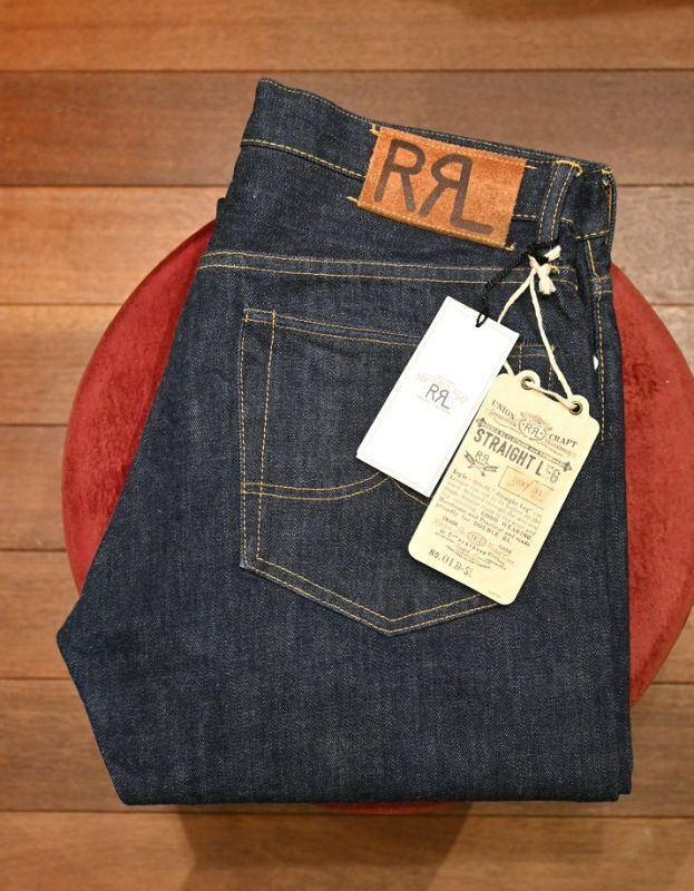 未使用タグ付き RRL ダブルアールエル デニムパンツ STRAIGHT LEG Made