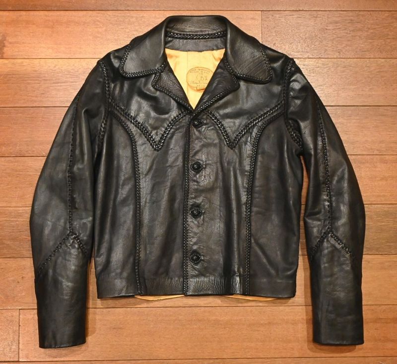 70s VTG/USED NORTH BEACH LEATHER ハンドクラフト レザージャケット
