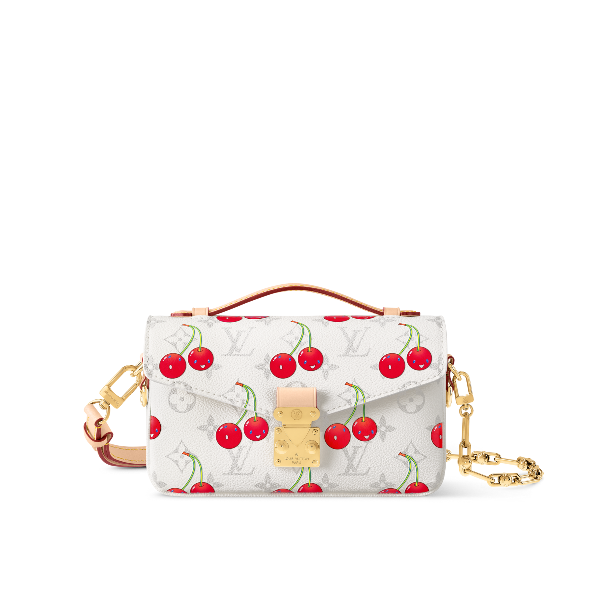 Louis Vuitton LV x TM Cherry Pochette Métis East West M14231– TC