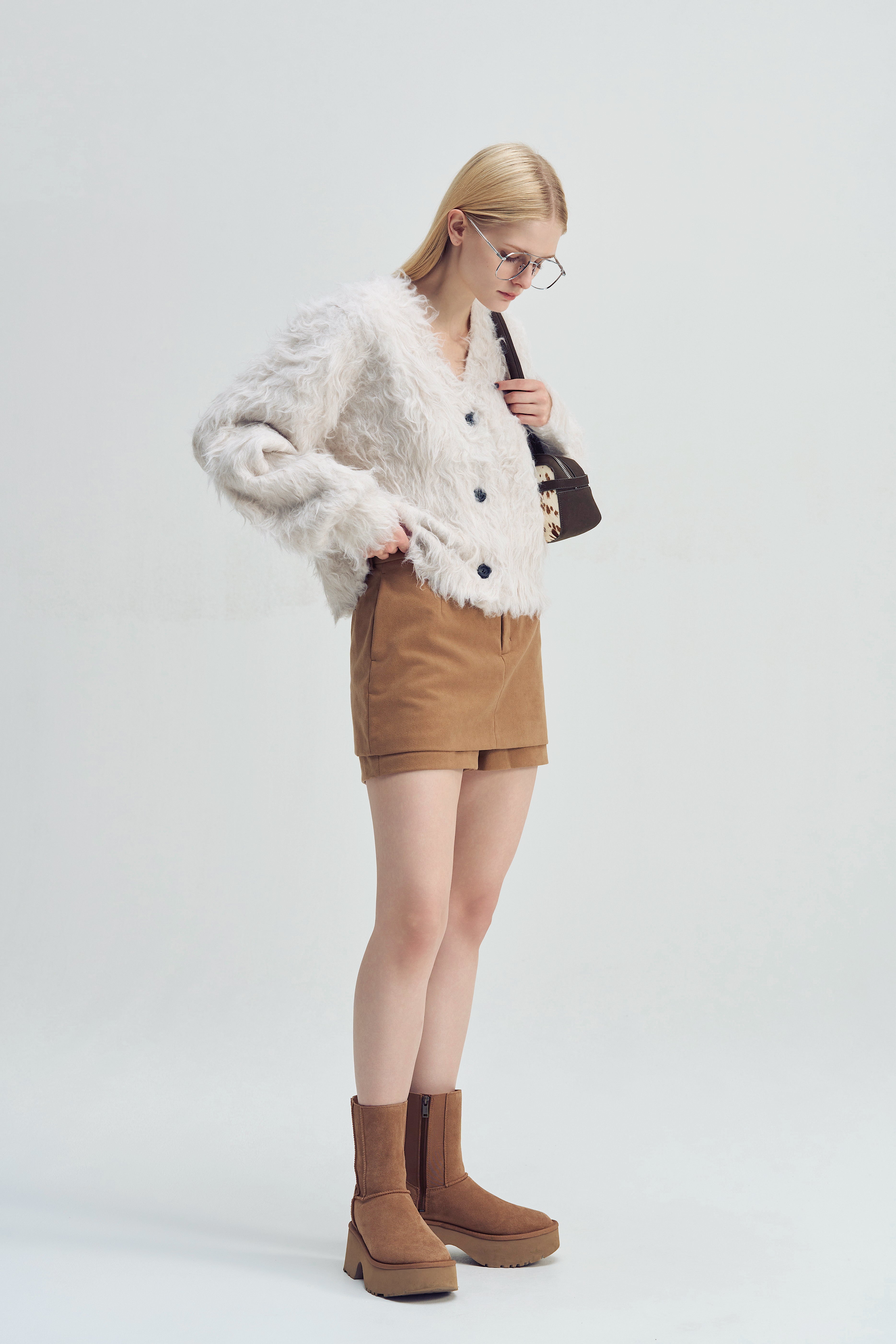 Eltz Shaggy Cardigan – THE TOÉ