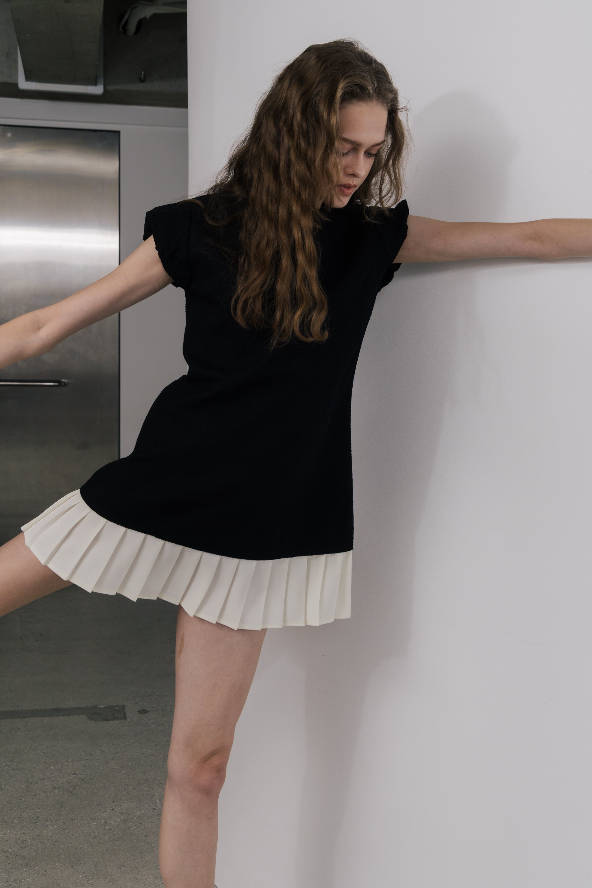 ワンピース the toe Leopold Tweed Dress S Leopold Tweed Dress – THE TOÉ