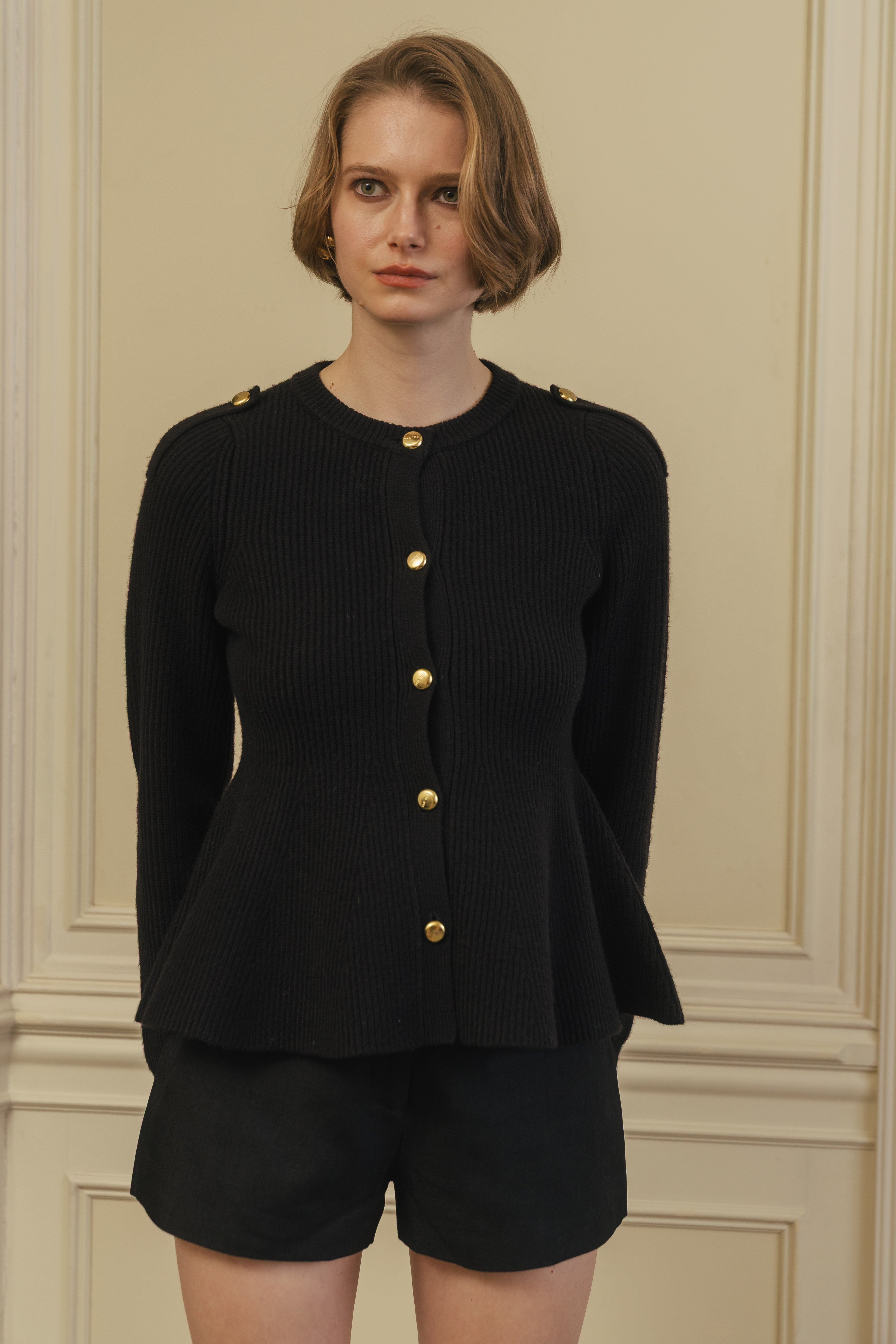 Rosen Peplum Cardigan – THE TOÉ