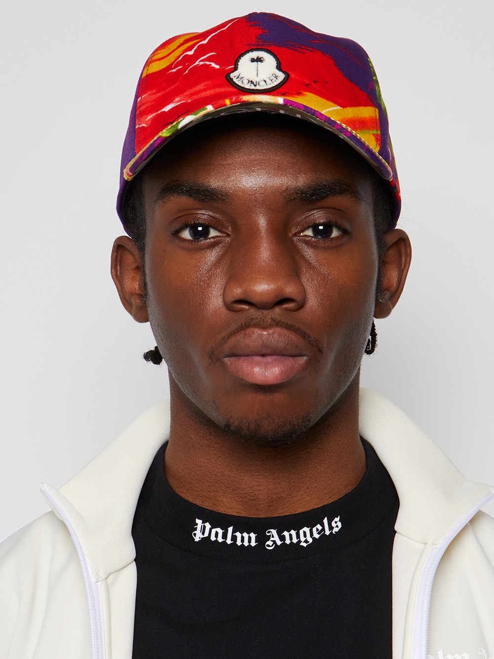 8 Moncler Palm Angels Baseball Cap Raspberry | The Webster