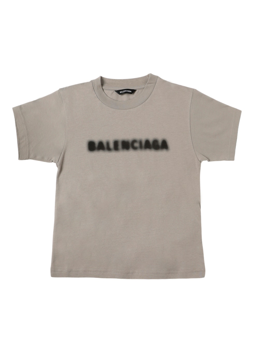 Kid's Blurry Logo T-shirt Steel Grey And Black | The Webster
