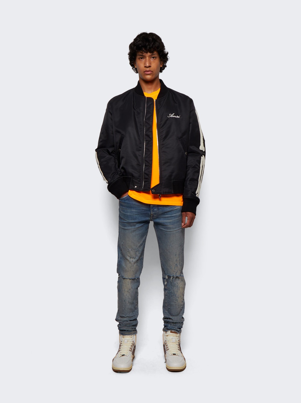 Bones Bomber Jacket Black | The Webster