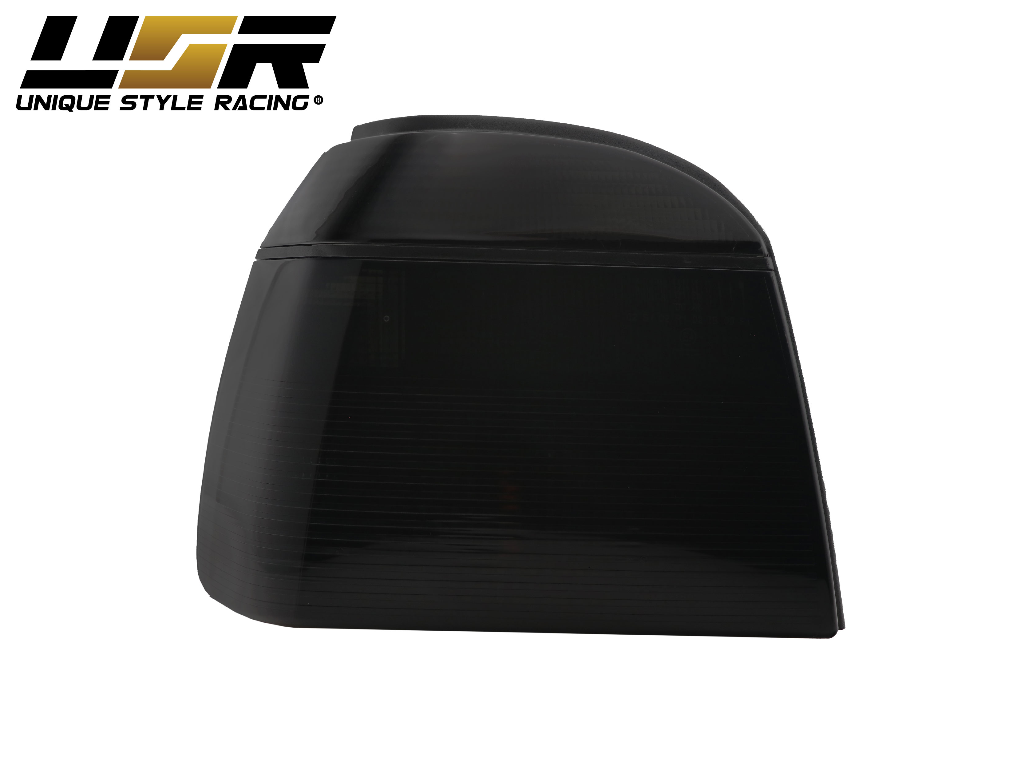EURO Hella Style BLACK SMOKE Rear Tail Light For 93-99 VW Golf GTi
