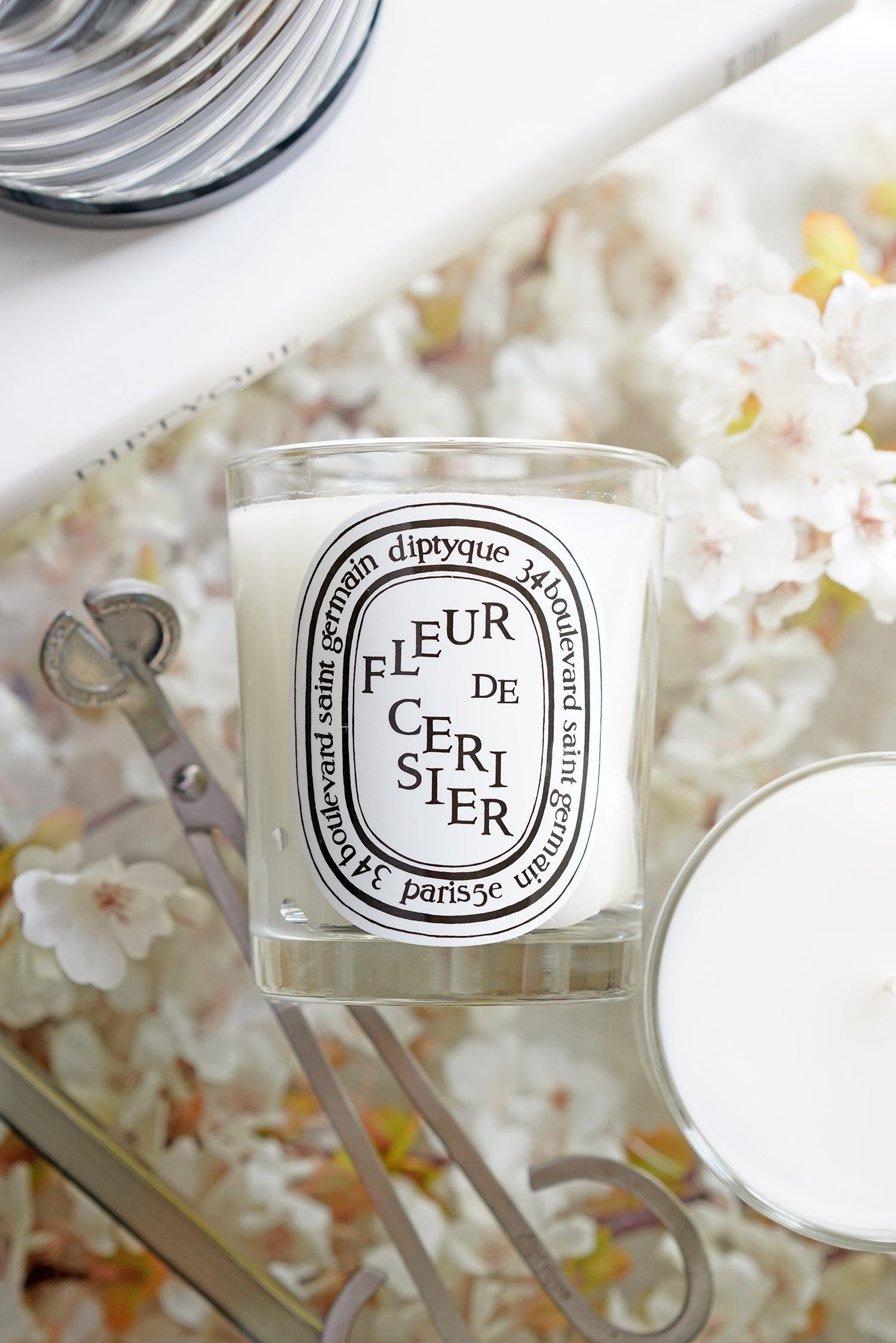 Diptyque Fleur de Cerisier / Cherry Blossom Candle - The Beauty
