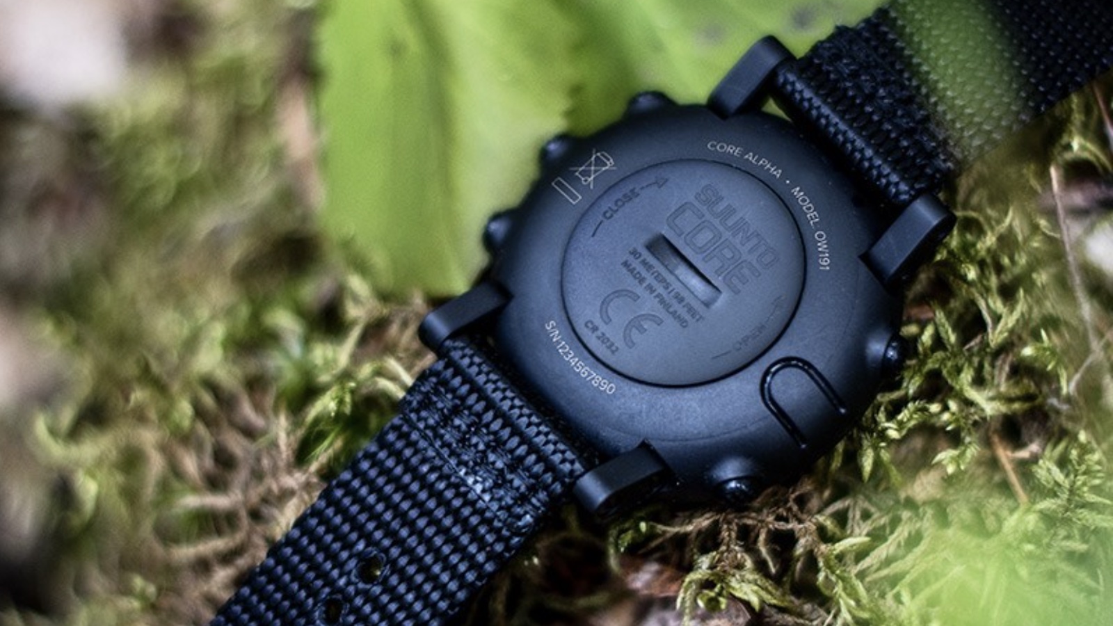 Suunto Core Alpha Stealth outdoor watch features an altimeter, a
