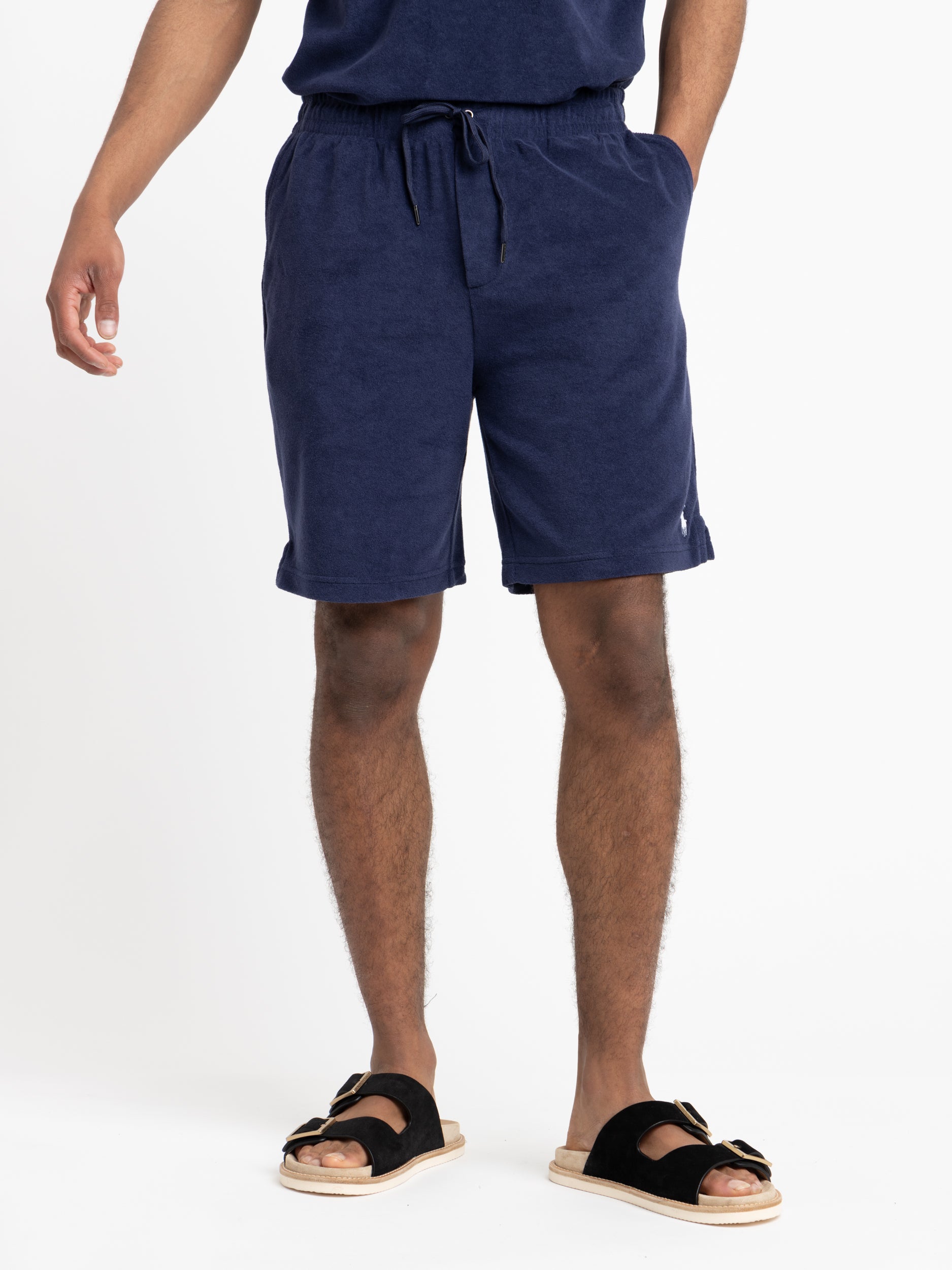 Newport Navy 7.5-Inch Terry Drawstring Short – The Helm Clothing