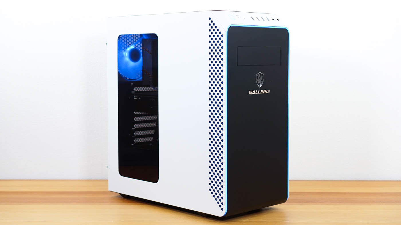 GALLERIA ホワイトケースの実機レビュー