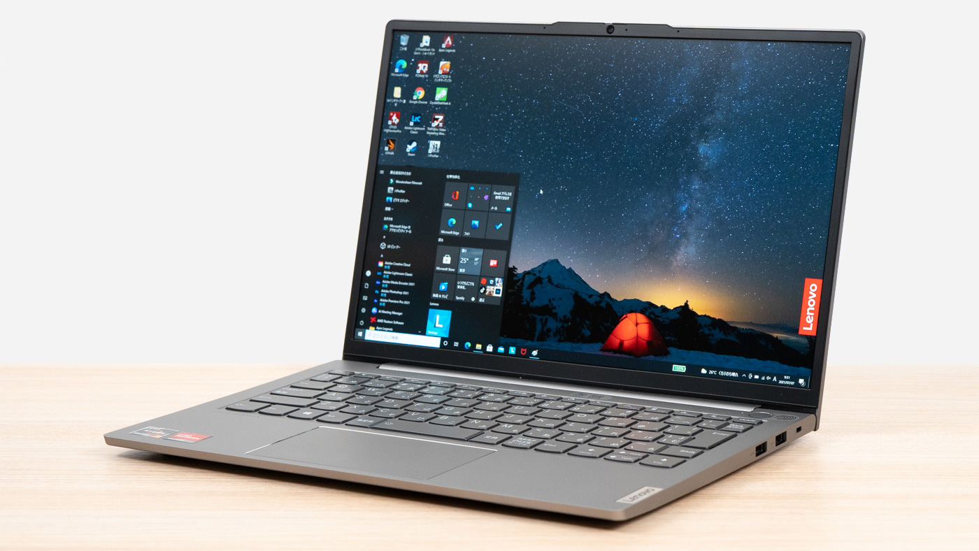 ThinkBook 13s Gen 3の実機レビュー/Zen 3 Ryzen搭載 - the比較