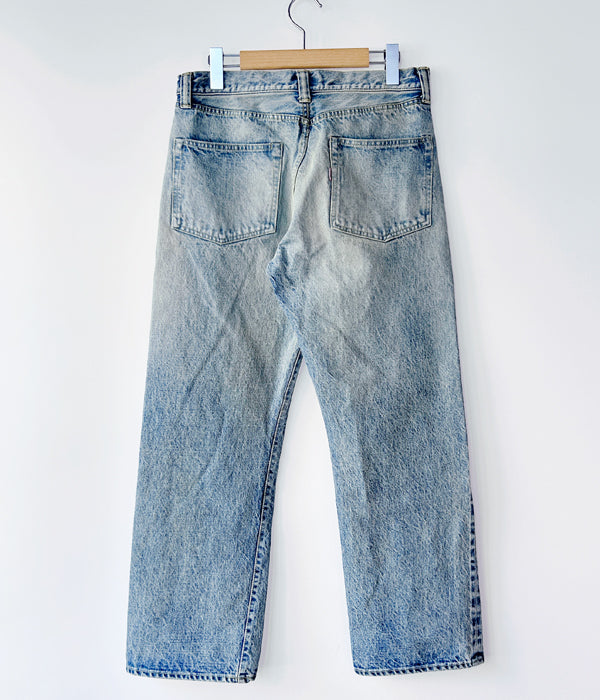 INTERIM/VINTAGE,WWII 1943 HEAVY KIBATA SHUTTLE DENIM JEANS (V.NAVY)