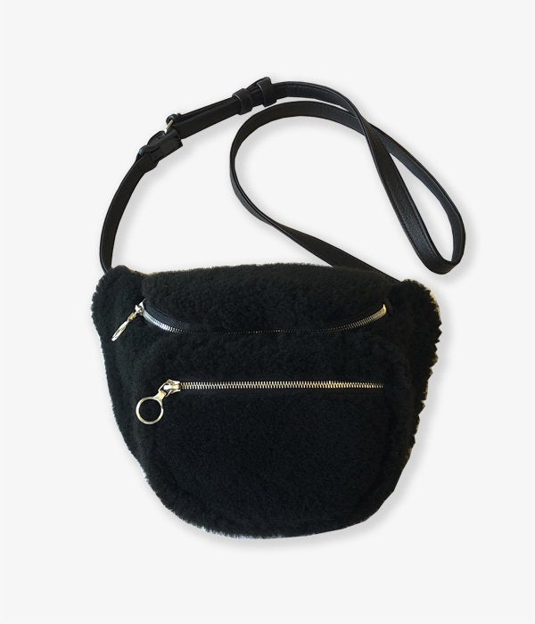 Aeta/DEER LEATHER WAIST POUCH S (SHEEP MOUTON)