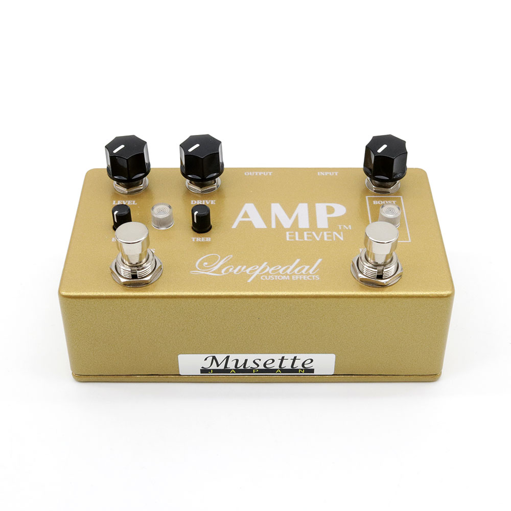 Lovepedal AMP ELEVEN GOLD オーバードライブ