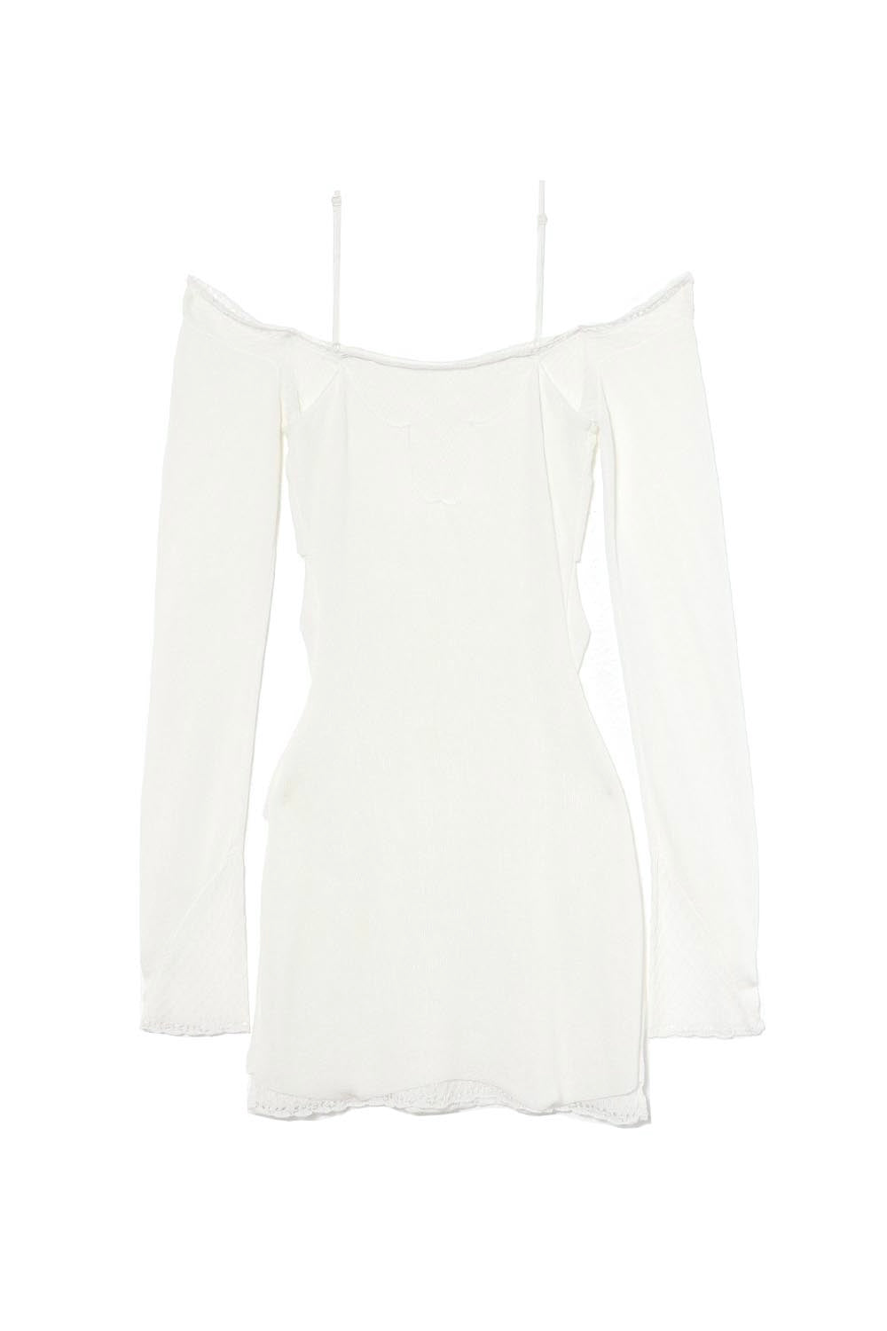 THEREDTHREAD / ザレッドスレッド】S cut out tops petal