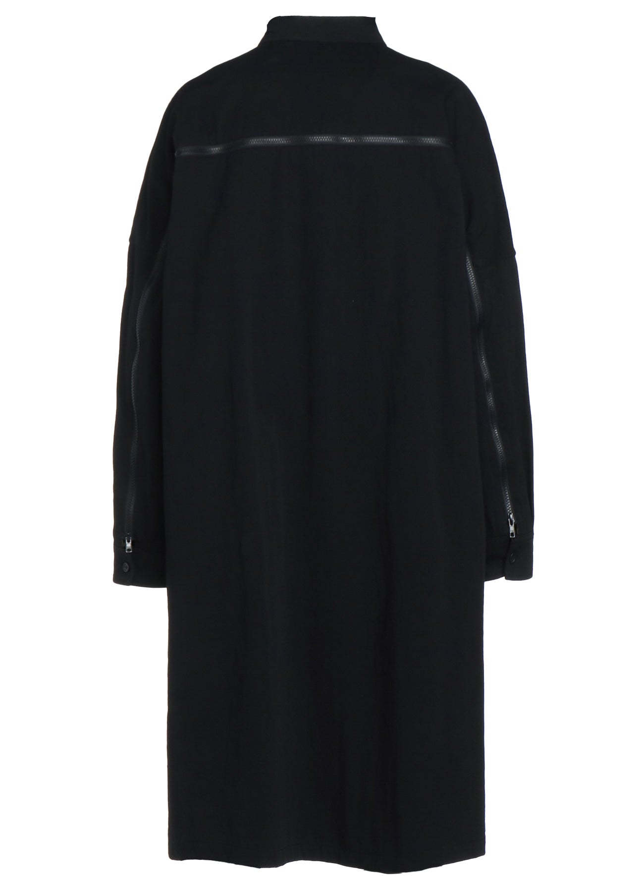 COTTON/HEMP TWILL BACK YOKE ZIP COAT – THE SHOP YOHJI YAMAMOTO