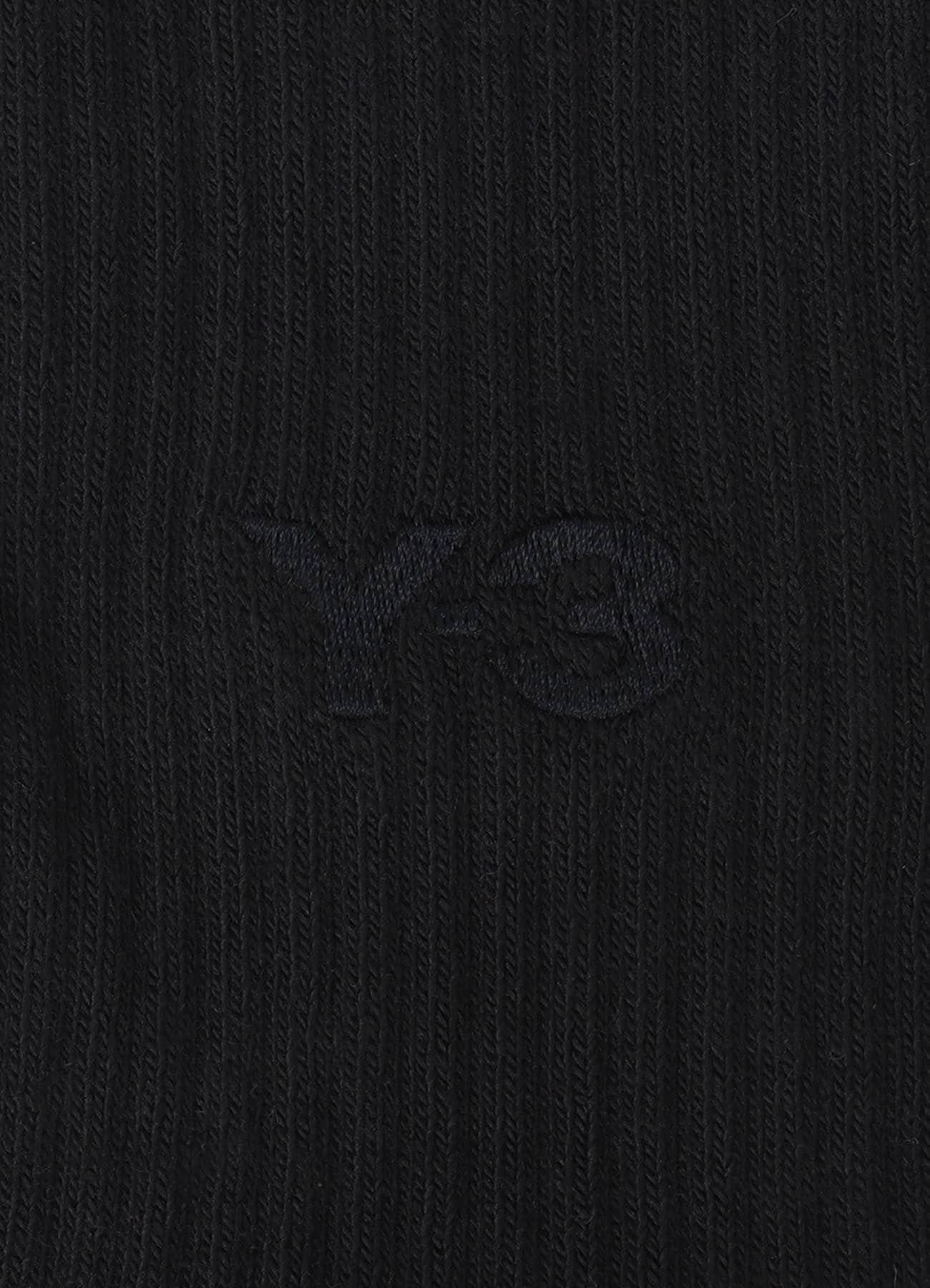 Y-3 KURO 3STRIPES SOCKS(S Black): Yohji Yamamoto POUR HOMME｜THE
