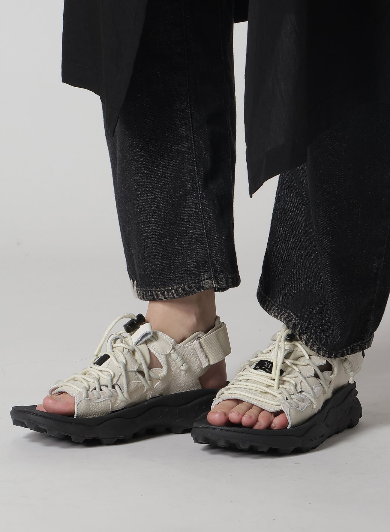 Y's × Flower MOUNTAIN PUMA PUNKU(23 Ivory): Y's｜THE SHOP YOHJI