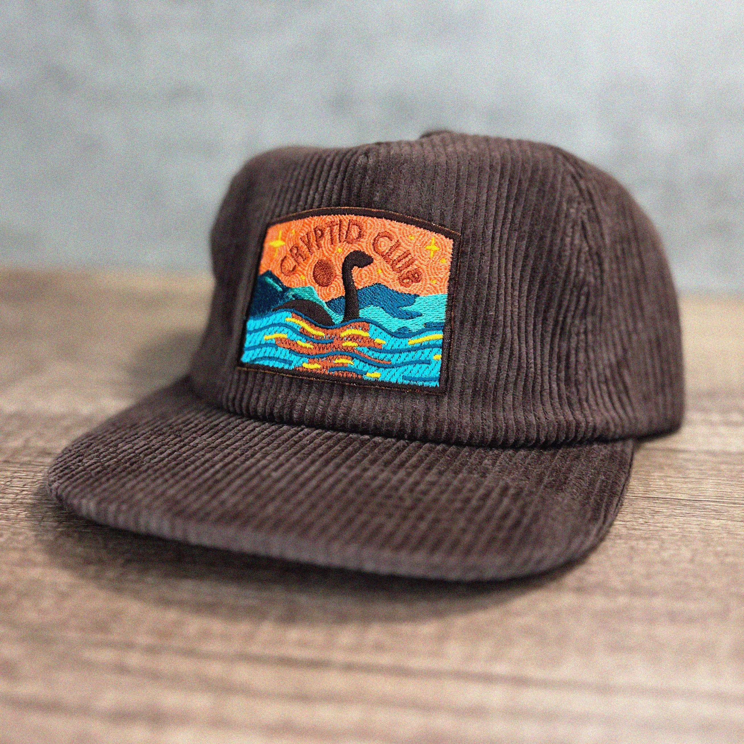 Loch Ness Cryptid Club 5-Panel Corduroy Patch Hat – TheSpaceBureau