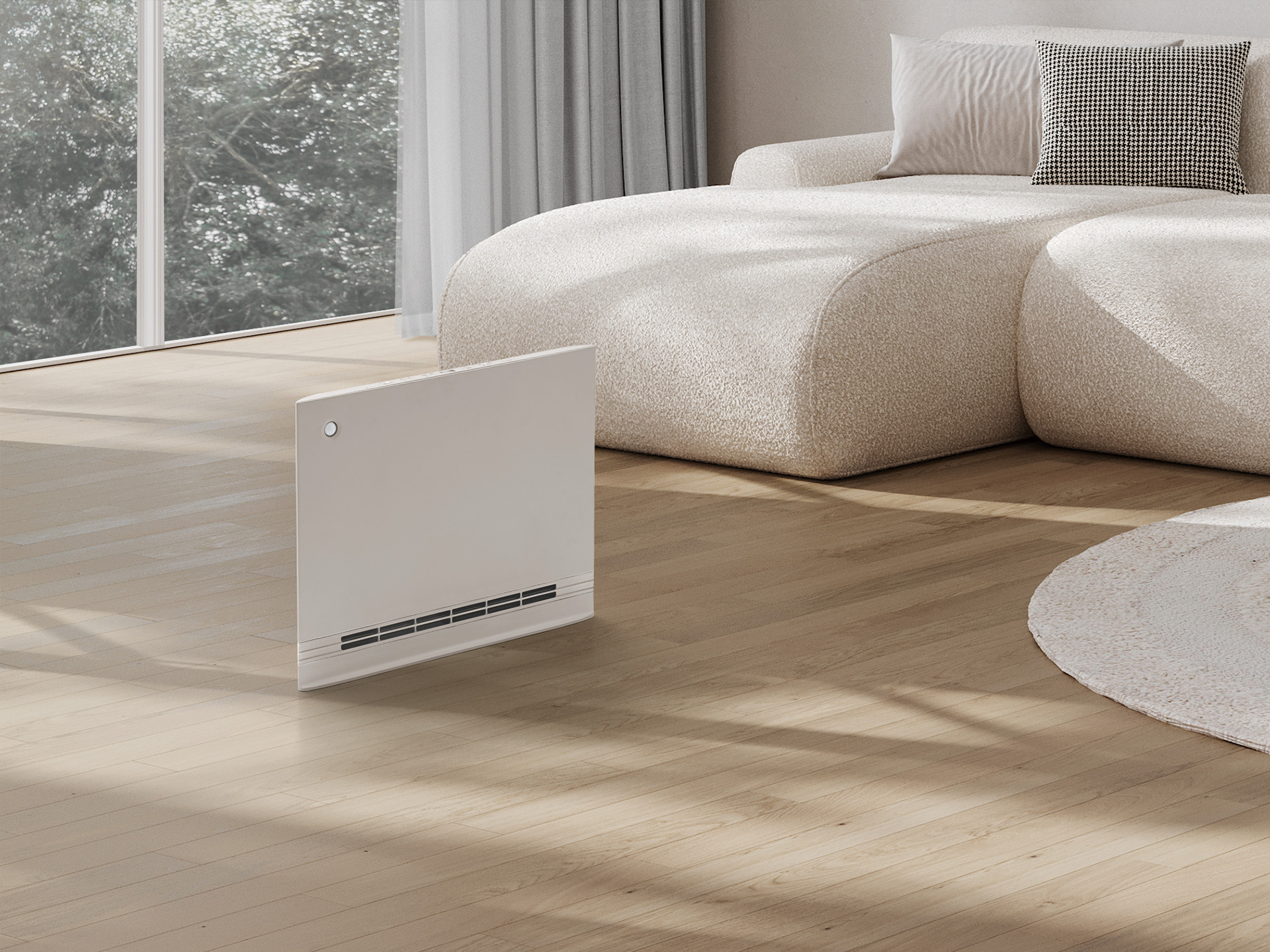 SMART SLIM HEAT WIDE（節電/室温センサー付 大風量パネルセラミック