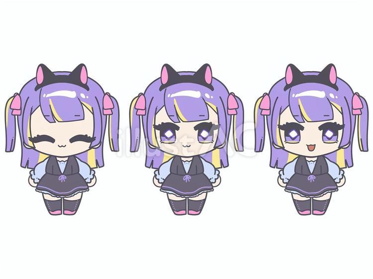 猫耳カチューシャの女の子イラスト - No: 25927208｜無料イラスト