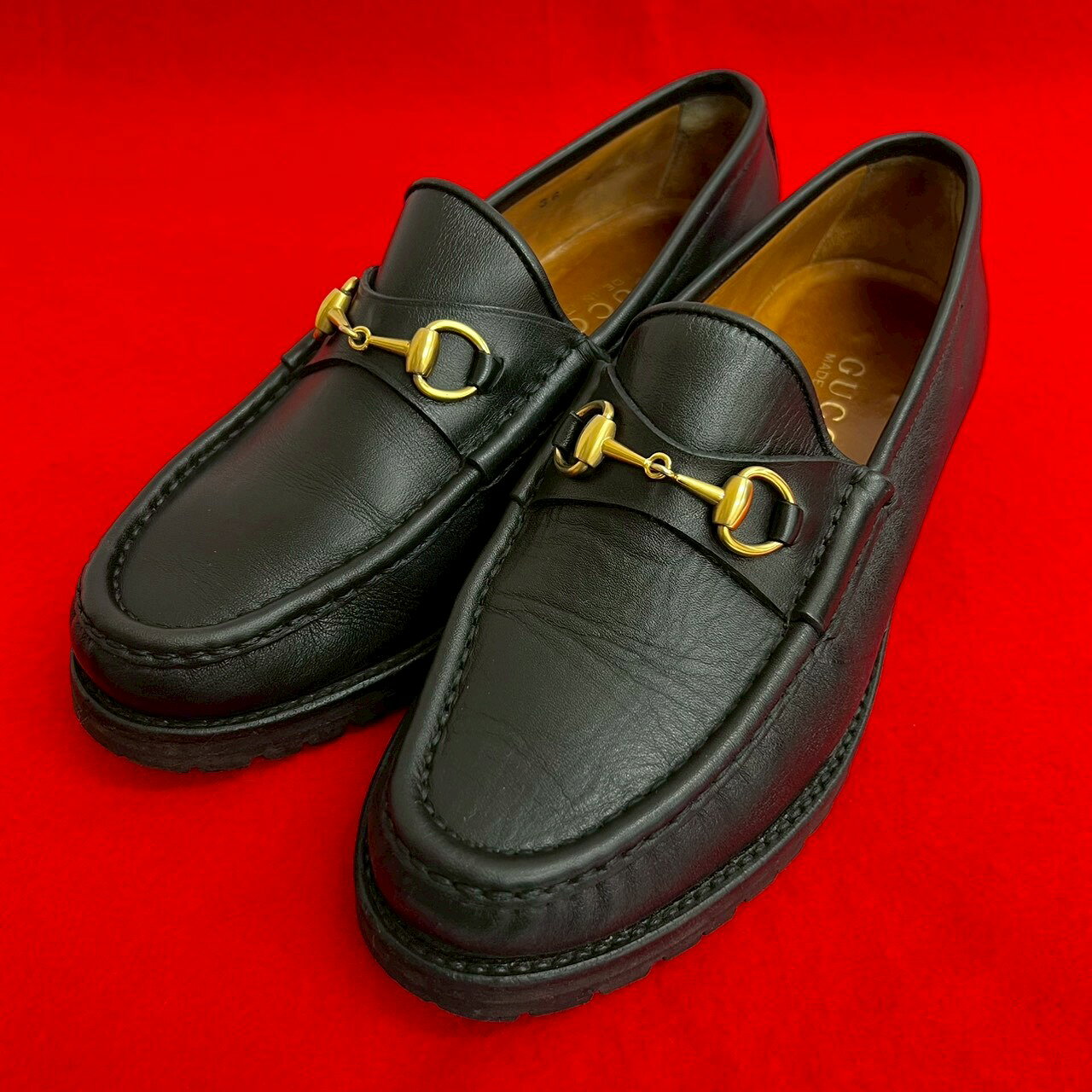 楽天市場】グッチ ビットローファー 24.5cmの通販