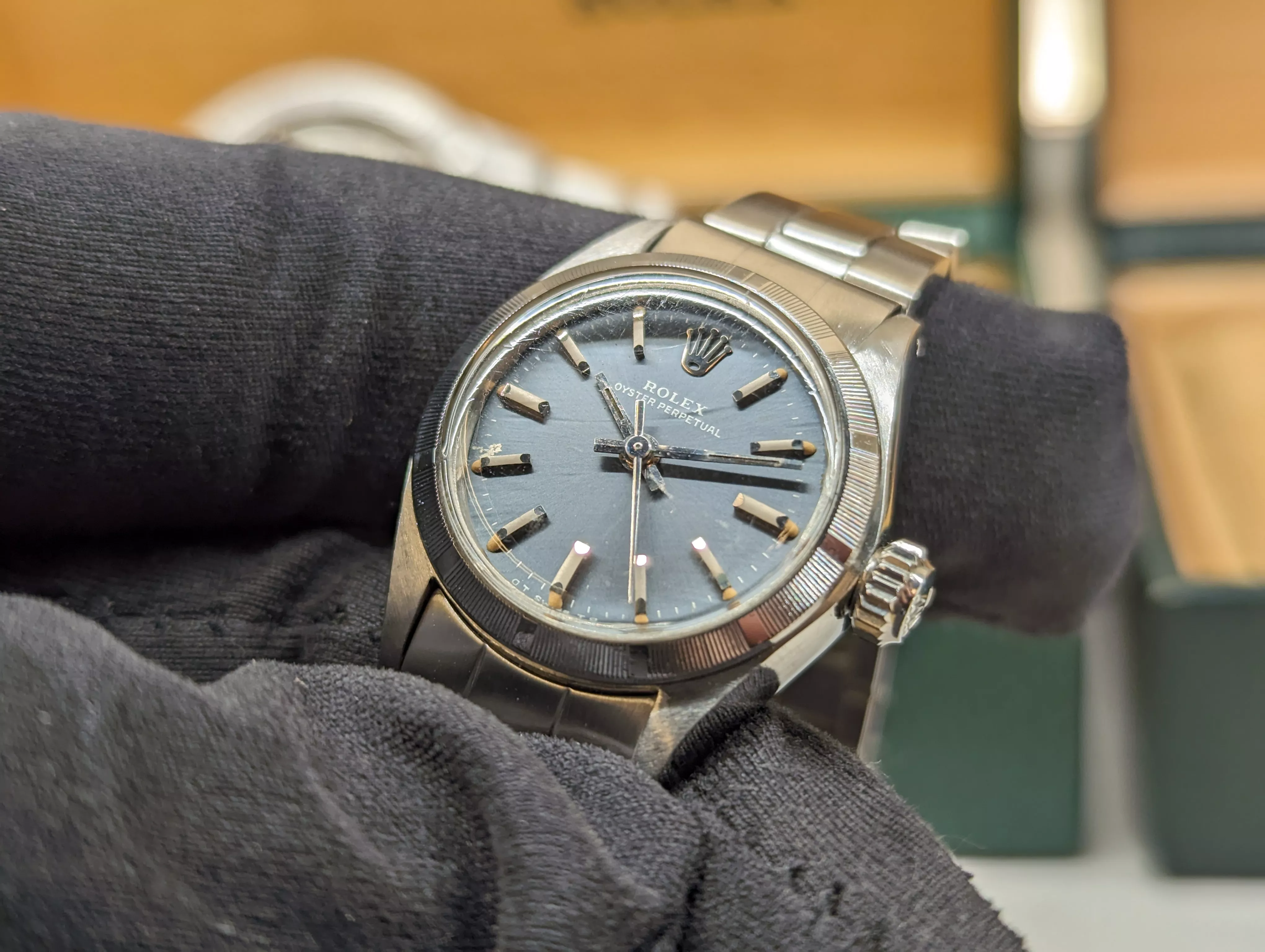 ロレックス オイスター パーペチュアル グレー 6723 (アンティーク