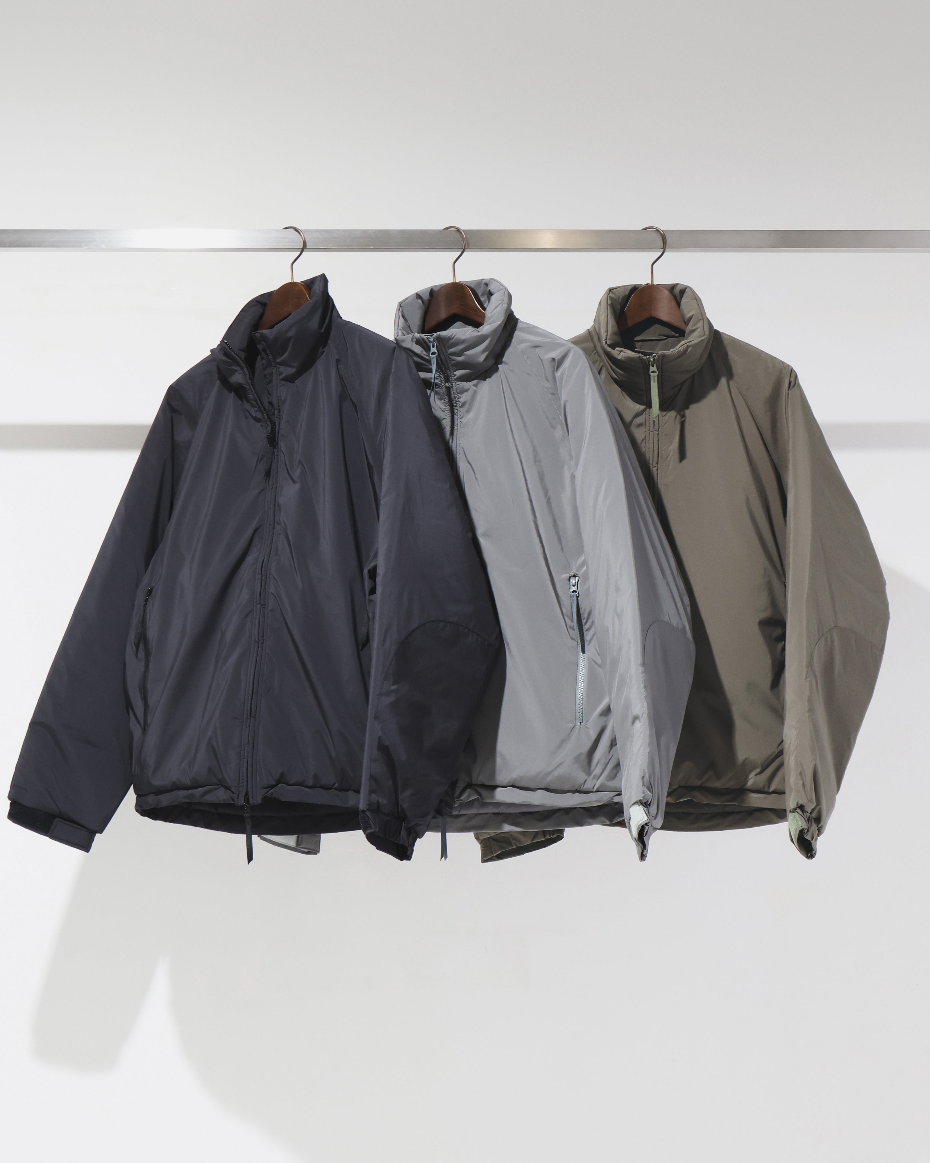 Poly Nylon Puffer Jacket GREY – TIME AFTER TIME