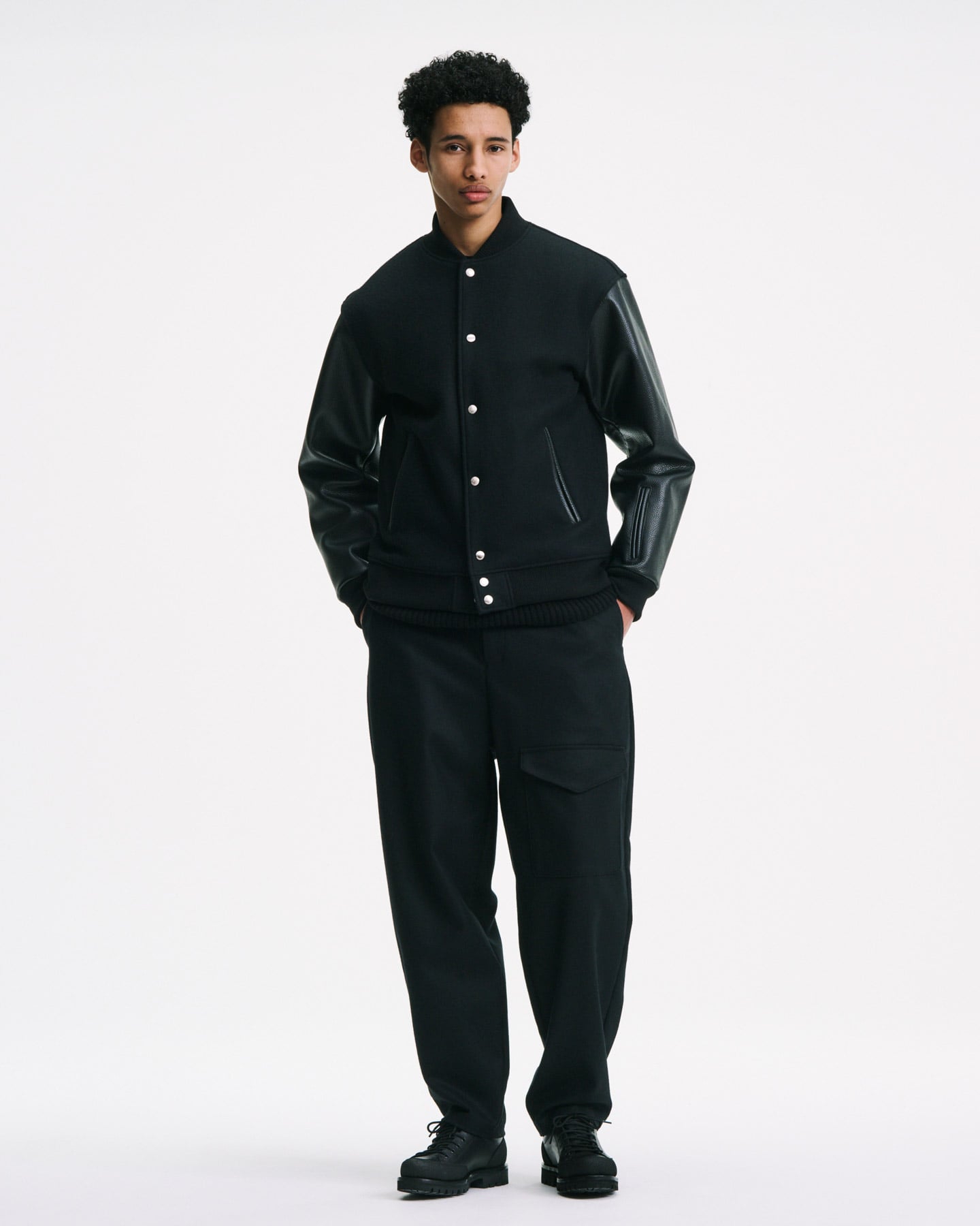 MELTON LAMBSWOOL VARSITY JACKET – TIME AFTER TIME