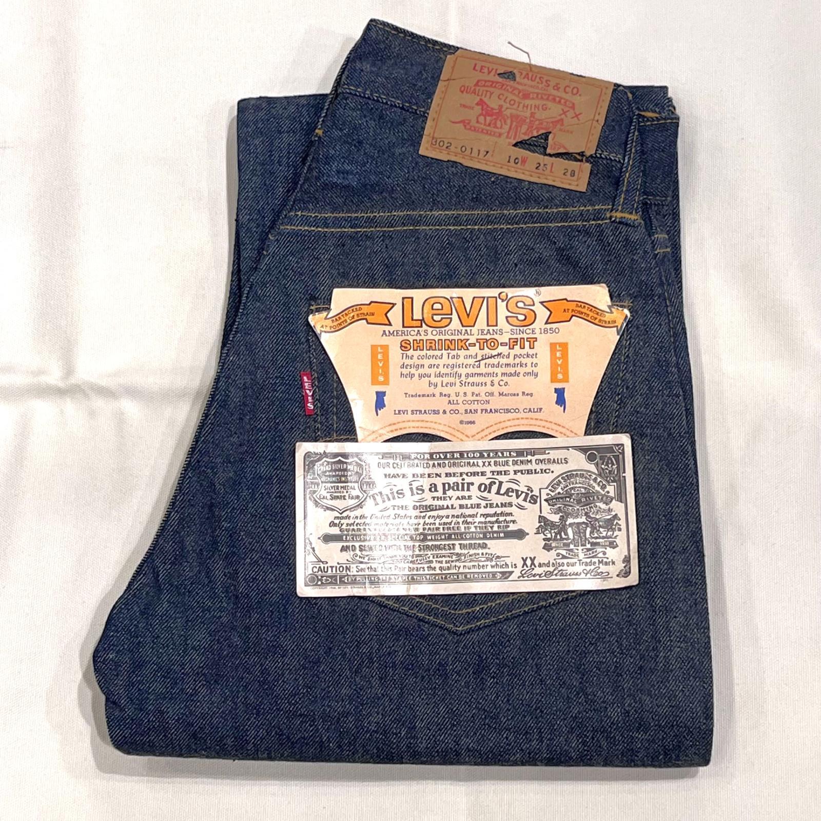 DEAD STOCK 1960's LEVI'S 302-0117 BIG 