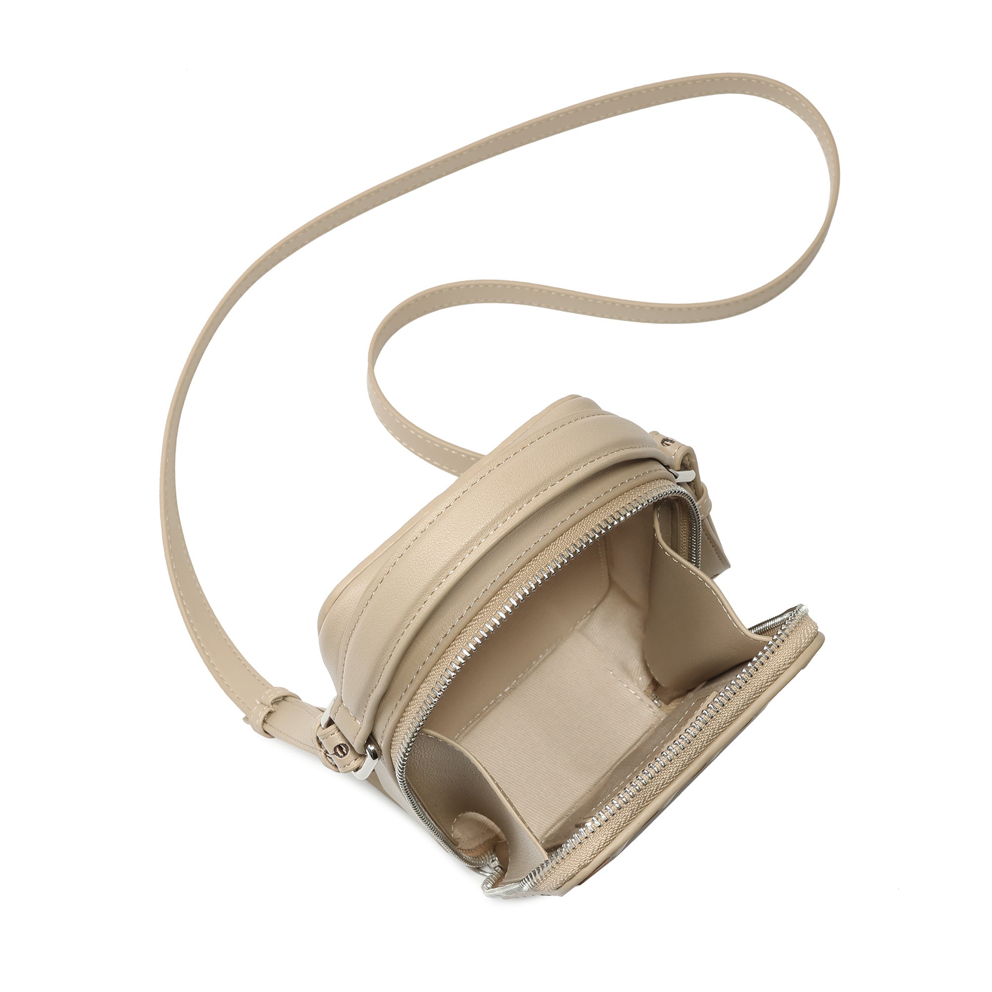 Woven Leather Crossbody Phone Bag with Top Handle – Tiffany & Fred