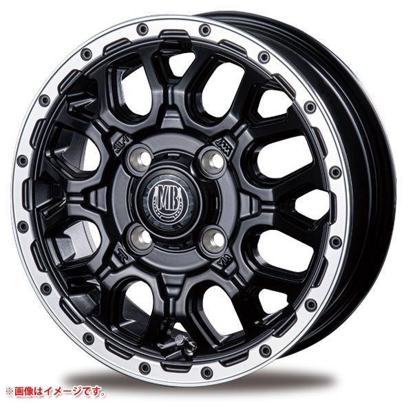 インターミラノ マッドバーン XR-800M 6.5-16 マットブラックリム