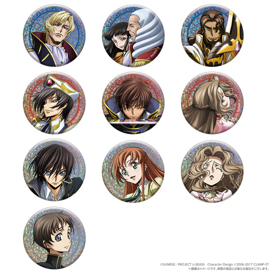 ギアス コードギアス ギラギラ缶バッジ 缶バッジ セット ルルーシュ 48