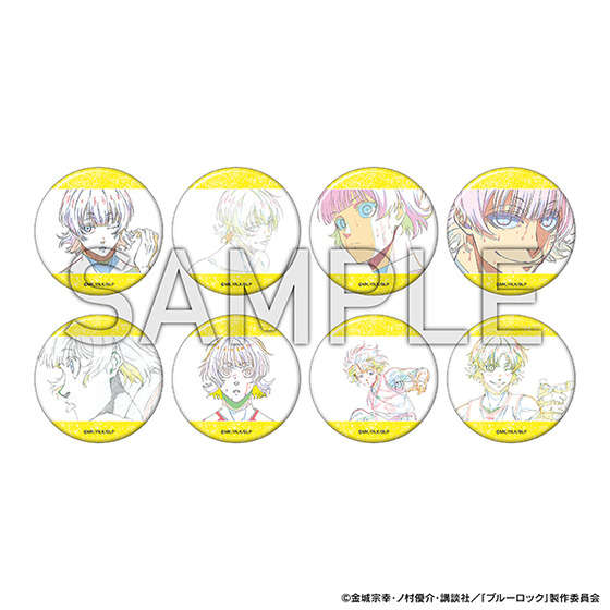 ブルーロック ブルロ SAKURA 缶バッジ 蜂楽廻 83個 描き下ろし 蜂楽 廻