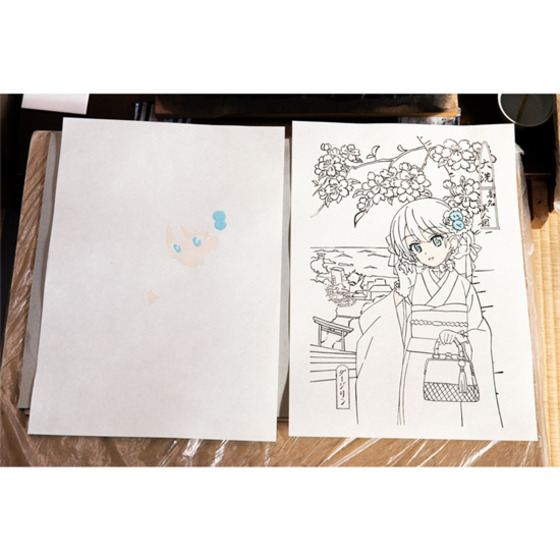 浮世絵木版画 ガールズ＆パンツァー 最終章 大洗高名美人図 ダージリン