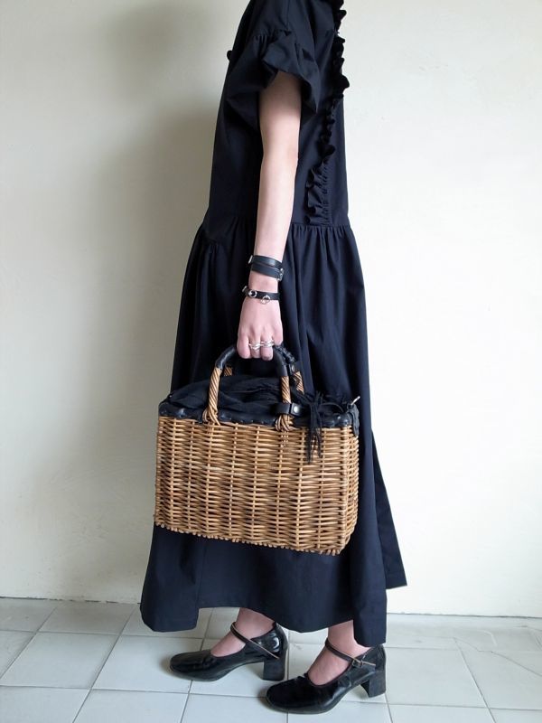 ebagos エバゴス 牛ソフトキャディーバックショルダー付き籐バッグ - tity