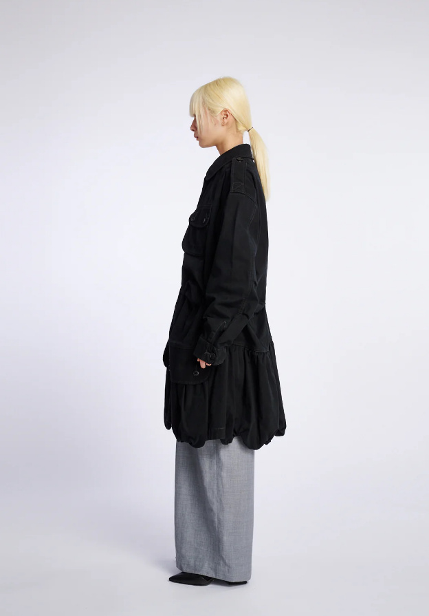 HOUGA look-forward coat・BLACK - tity