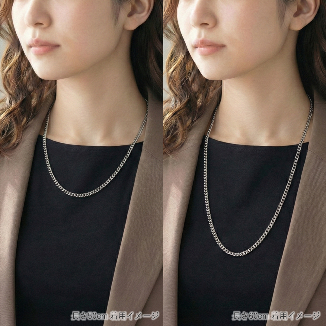 喜平チェーン幅5mmネックレス（純チタン）金属アレルギー対応 | 結婚