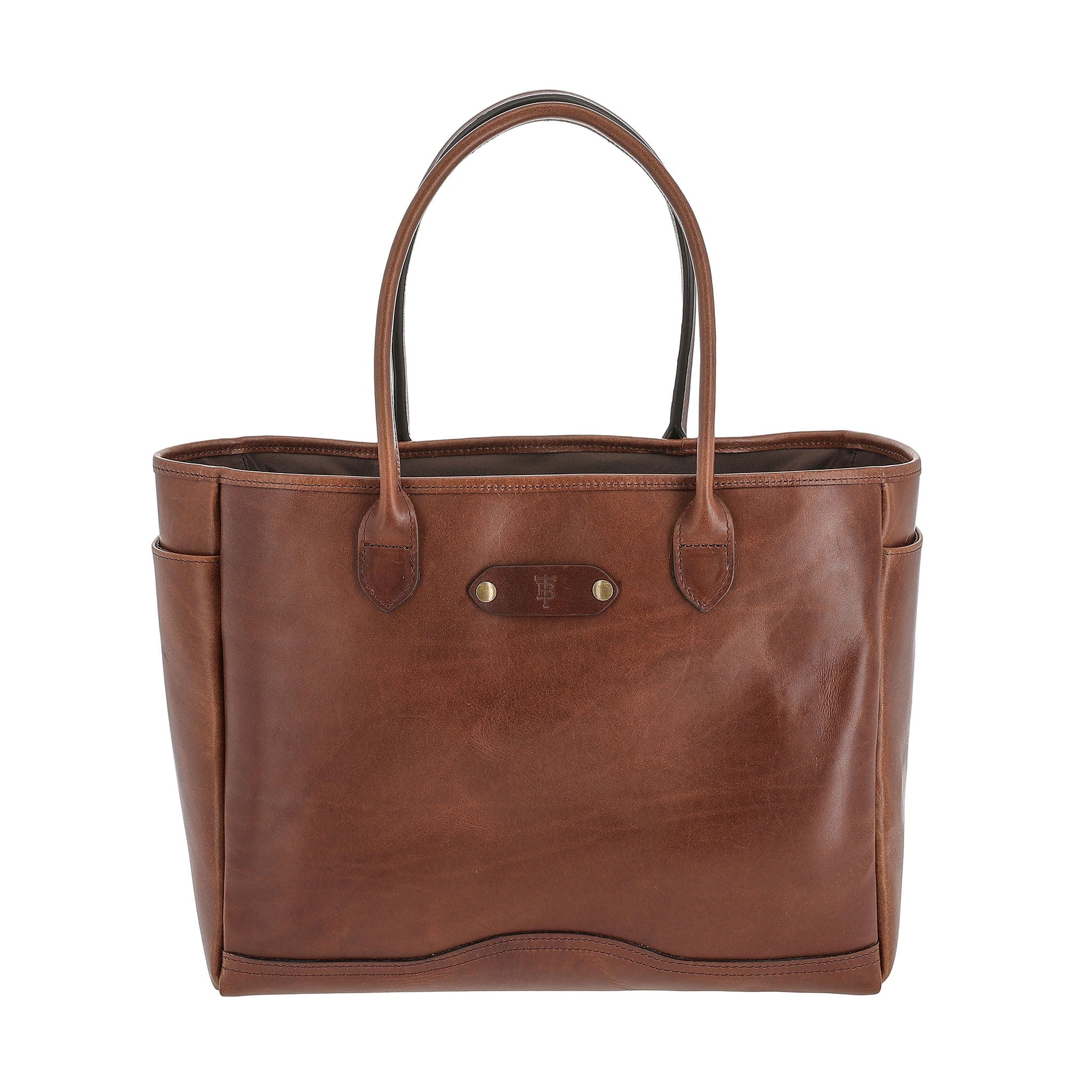 Palmer Leather Tote - Small Leather Carryall Bag – Tom Beckbe